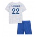 Cheap France Theo Hernandez #22 Away Football Kit Children World Cup 2022 Short Sleeve (+ pants)